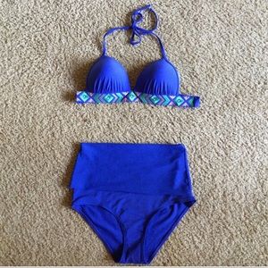 Aerie High-Waisted Two-Piece Bathing Suit
